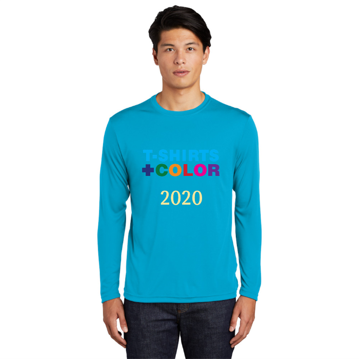 TSHIRTS UNISEX LONG SLEEVE SPORT TEK ST350LS 100_ POLYESTER