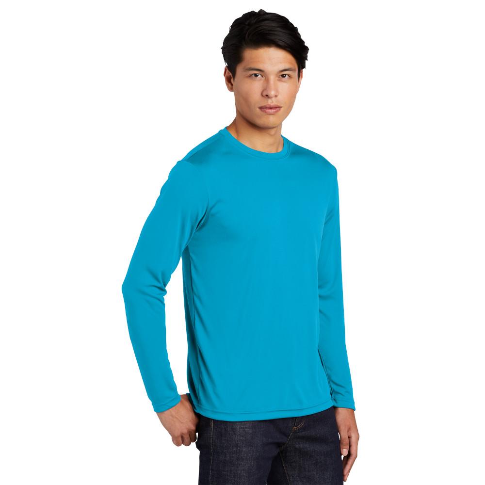 TSHIRTS UNISEX LONG SLEEVE SPORT TEK ST350LS 100_ POLYESTER